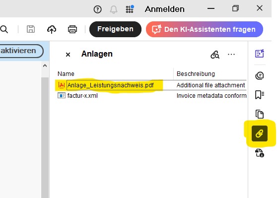 Hinweise zum Adobe Reader