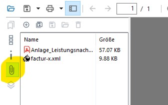 PDF24-Reader - Anhänge anzeigen